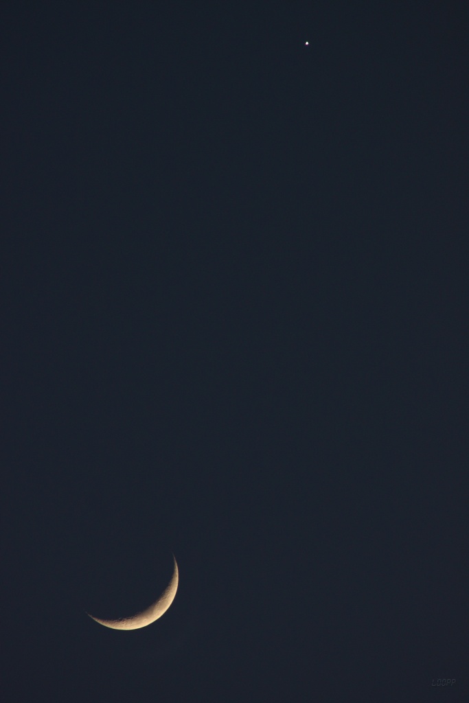 26032012_ksiezyc_wenus1.JPG - 26.03.2012 koniunkcja - Księżyc, Wenus